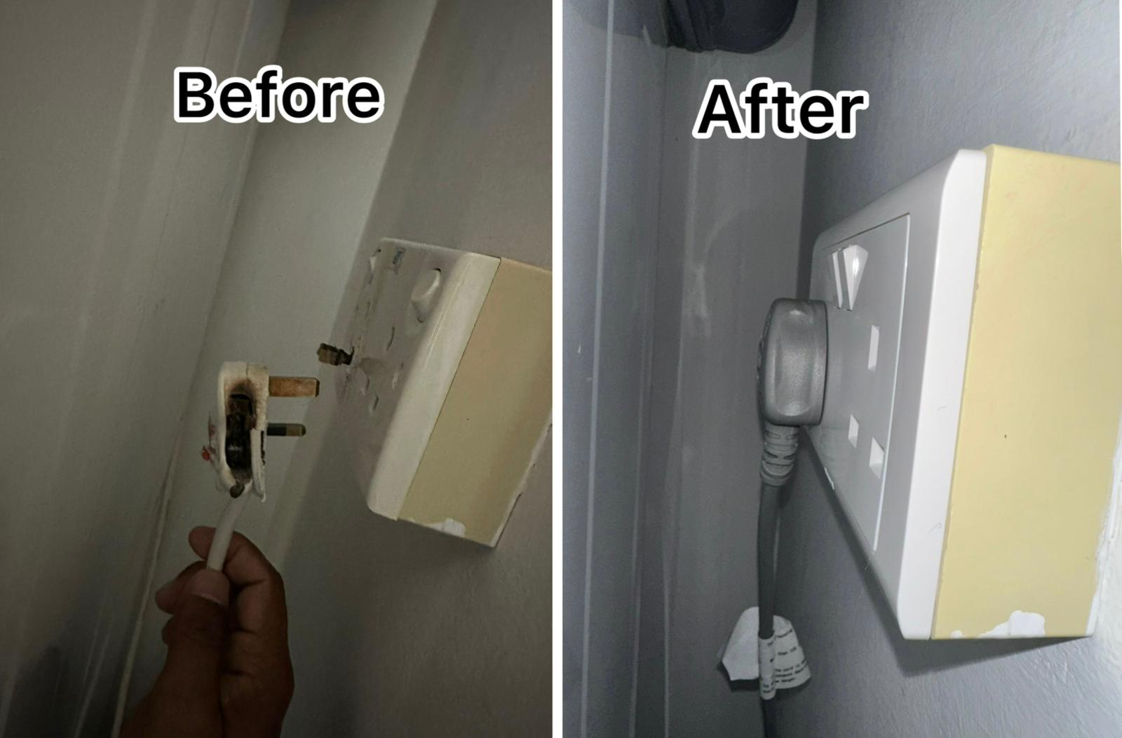 Power Socket Replacement Service in Singapore